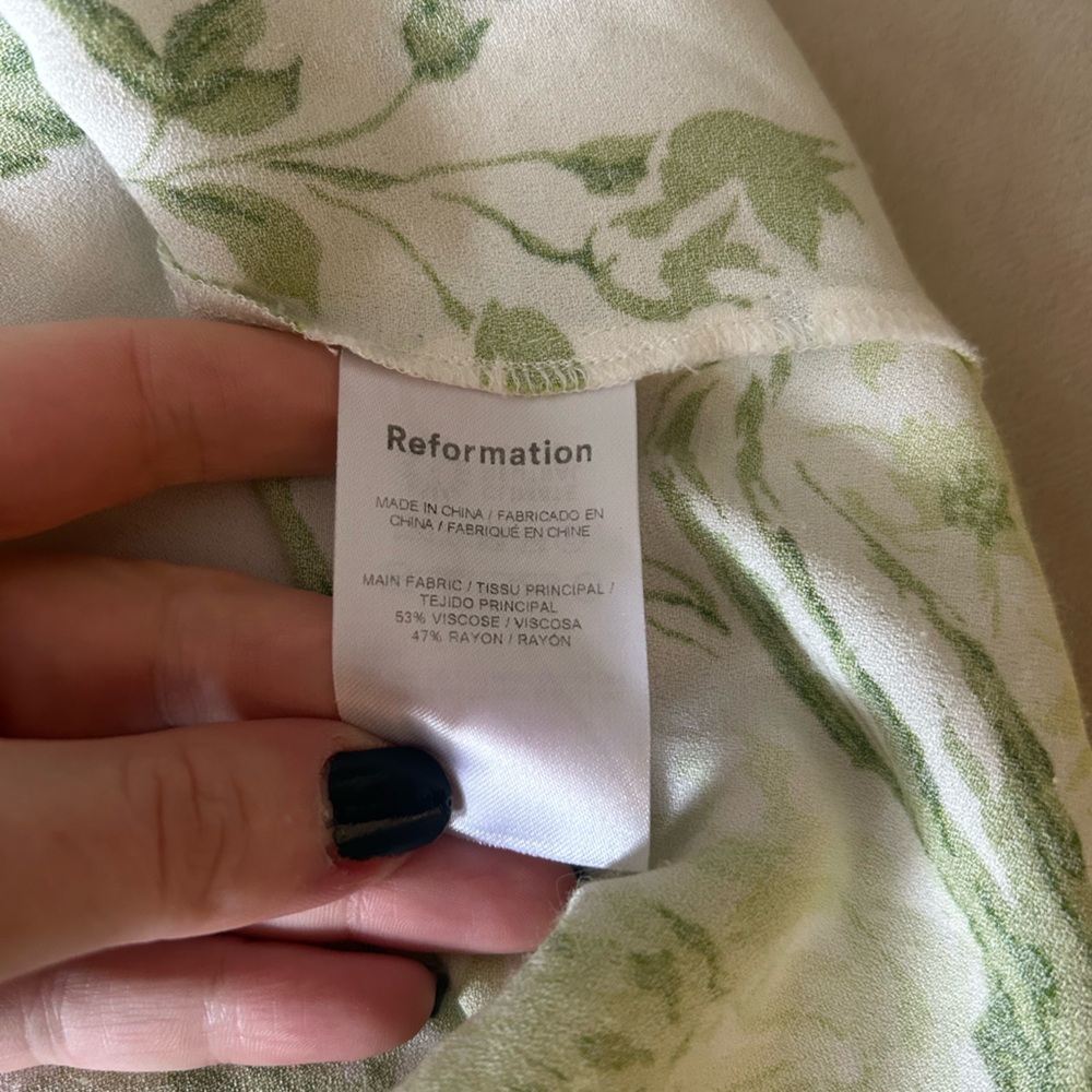 Reformation Dover Midi Dress in Rialto - Picture 6 of 6